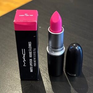 NEW! MAC Cosmetics Matte Lipstick 601 Candy Yum-Yum (Bubblegum pink)